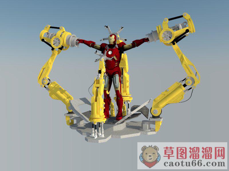 钢铁侠SU模型