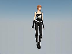 3D时尚美女SU模型