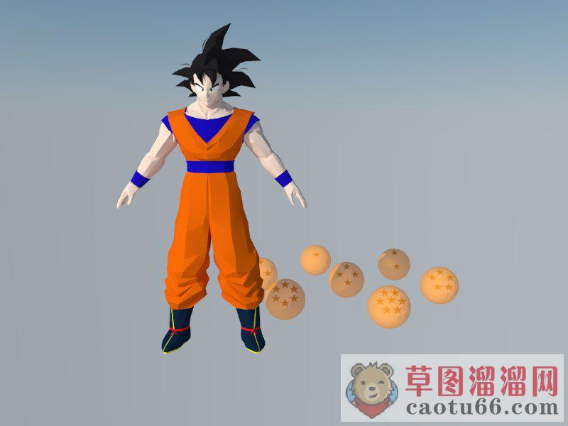 孙悟空七龙珠SU模型