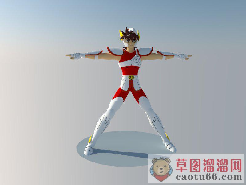 圣斗士星矢人物SU模型