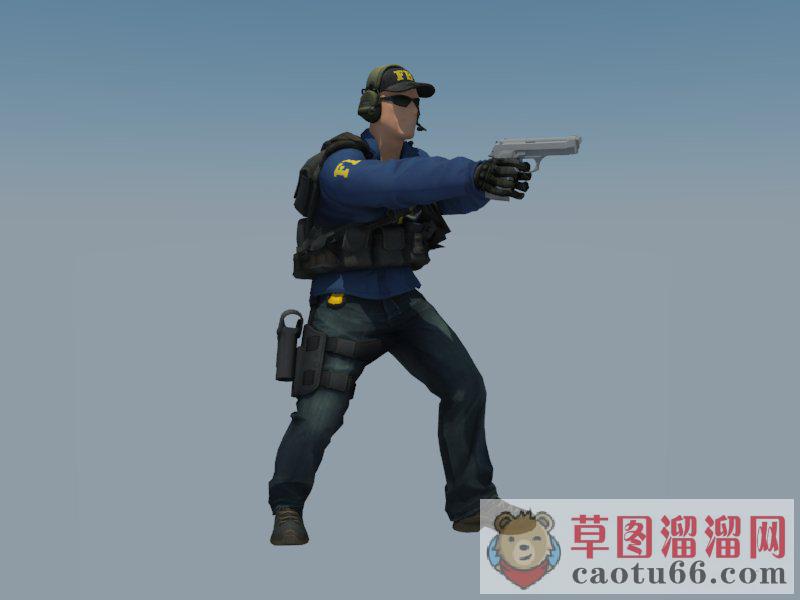 3D特工射击SU模型