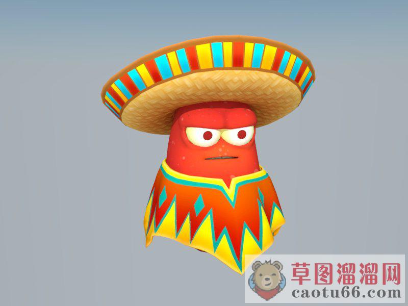 墨西哥卡通人物SU模型