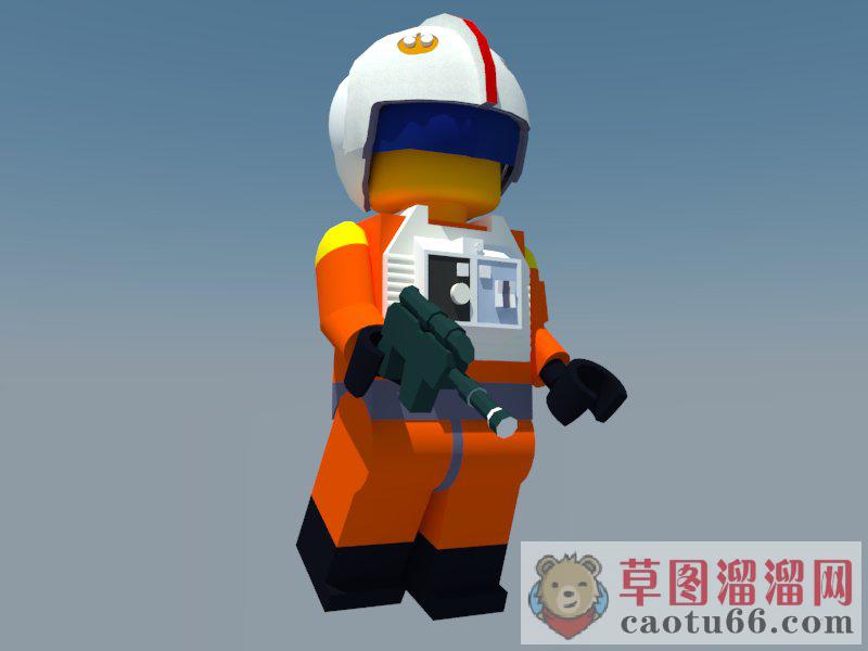 乐高机器人玩具SU模型