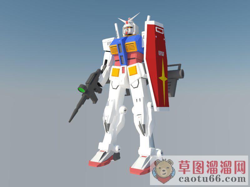 高达机器人SU模型