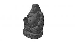 弥勒佛佛像SU模型
