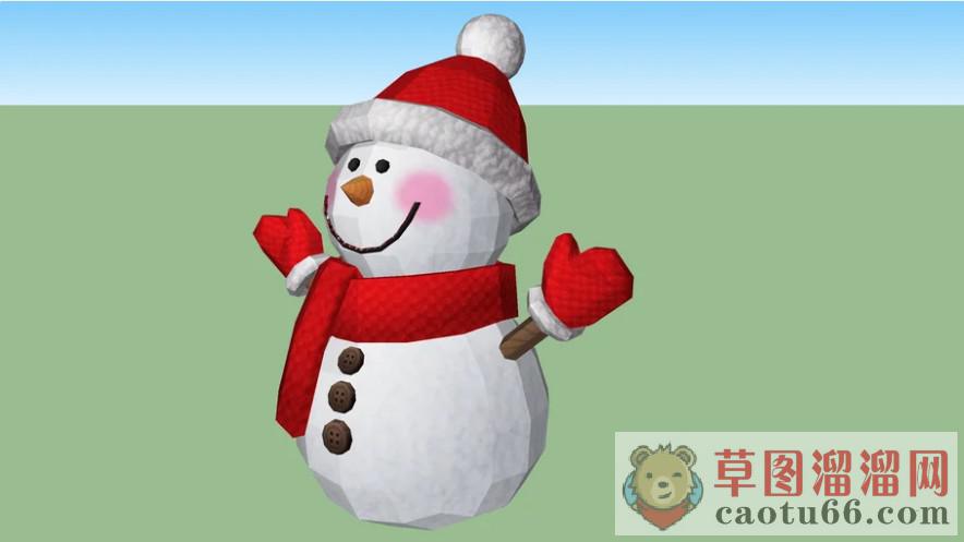 雪人SU模型
