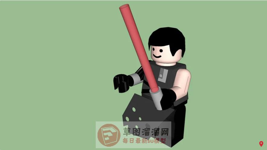 乐高玩具人物SU模型
