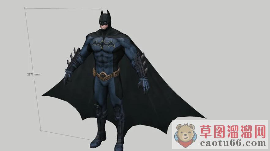 蝙蝠侠人物SU模型