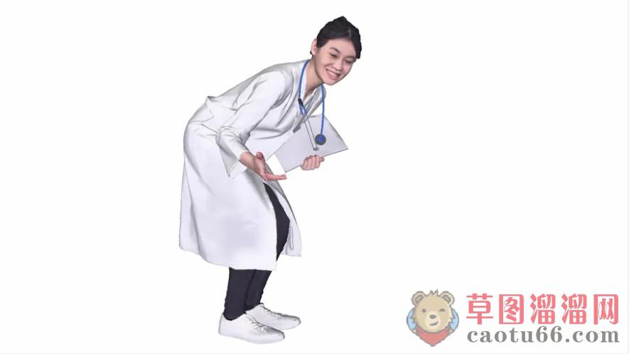 3D女医生人物SU模型