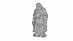 开心一笑弥勒佛佛像SU模型