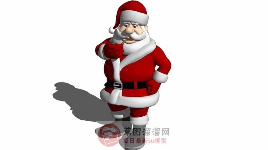 圣诞老人人物SU模型
