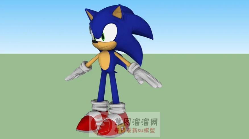 刺猬索尼克SU模型