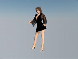 性感美女人物SU模型