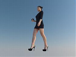 3D女人SU模型
