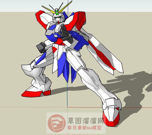 高达玩具摆件SU模型