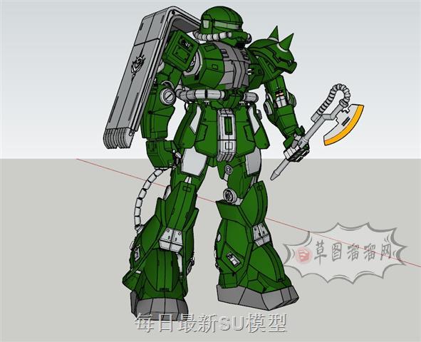 机甲机器人SU模型