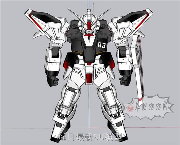 高达敢达战士SU模型