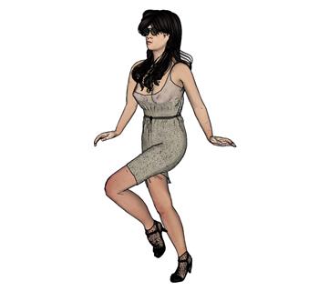 美女SU模型