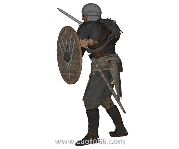 古罗马士兵人物SU模型
