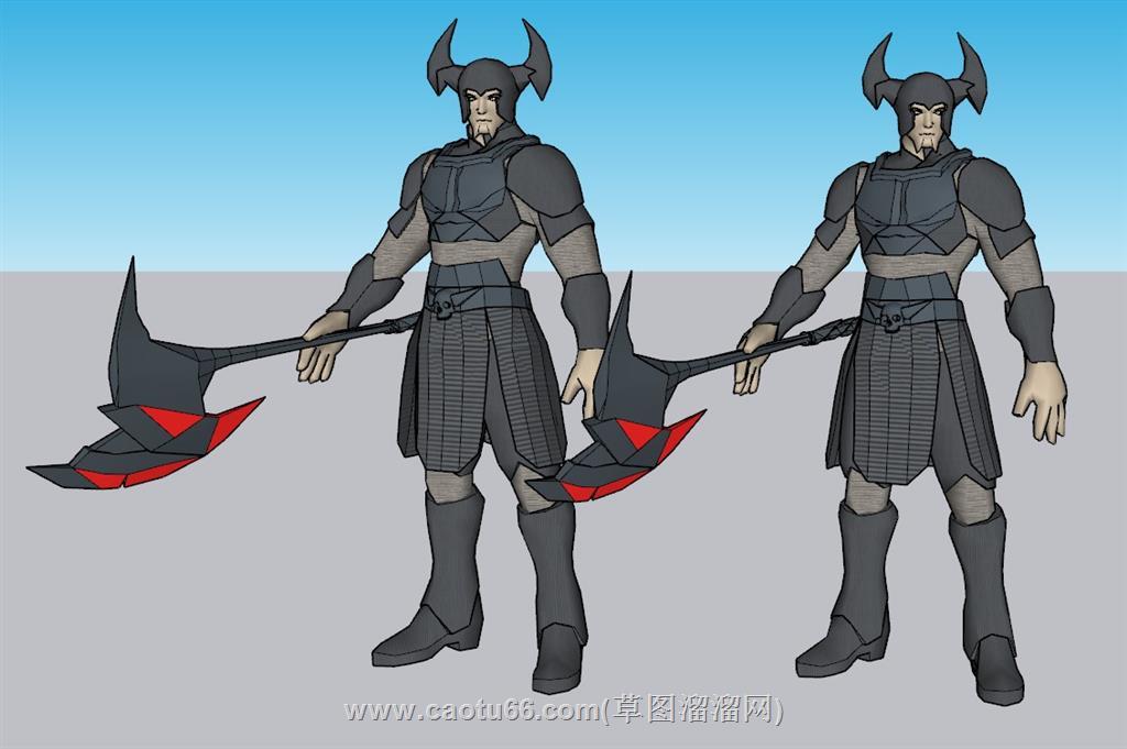 圣斗士人物SU模型