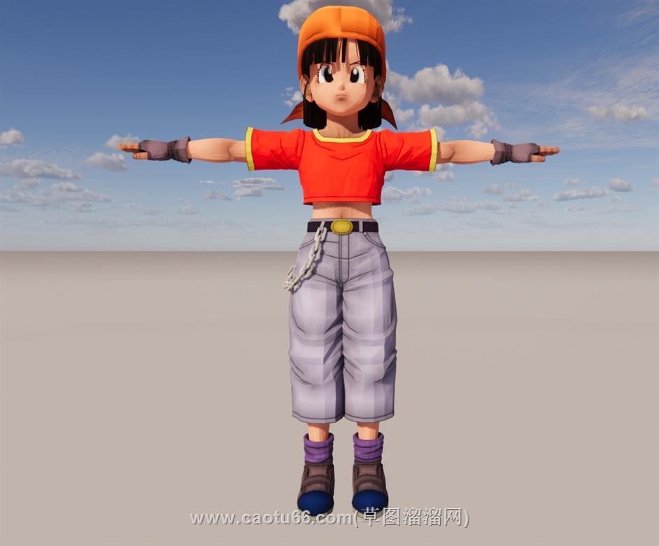 七龙珠孙女小芳SU模型