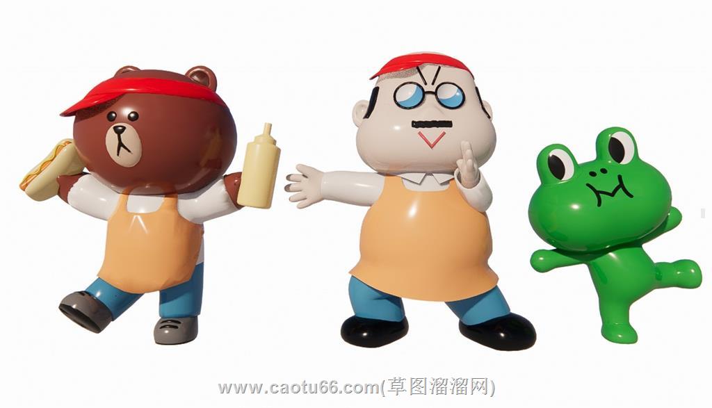 卡通游戏人物SU模型