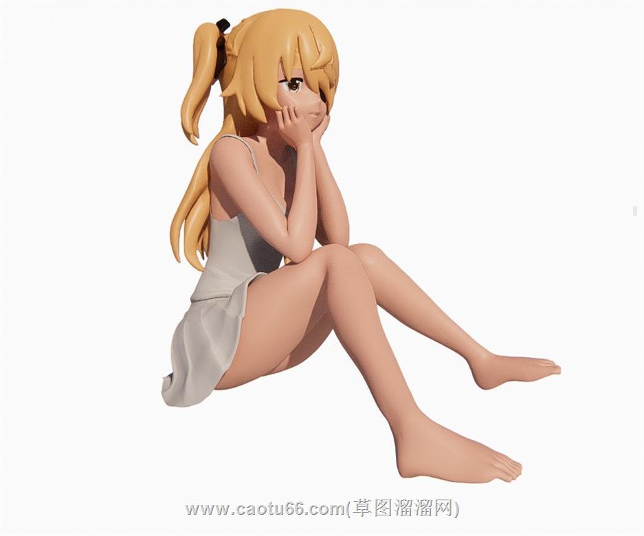 女孩手办SU模型