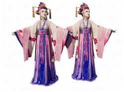 古代美女SU模型