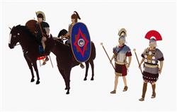 罗马士兵SU模型