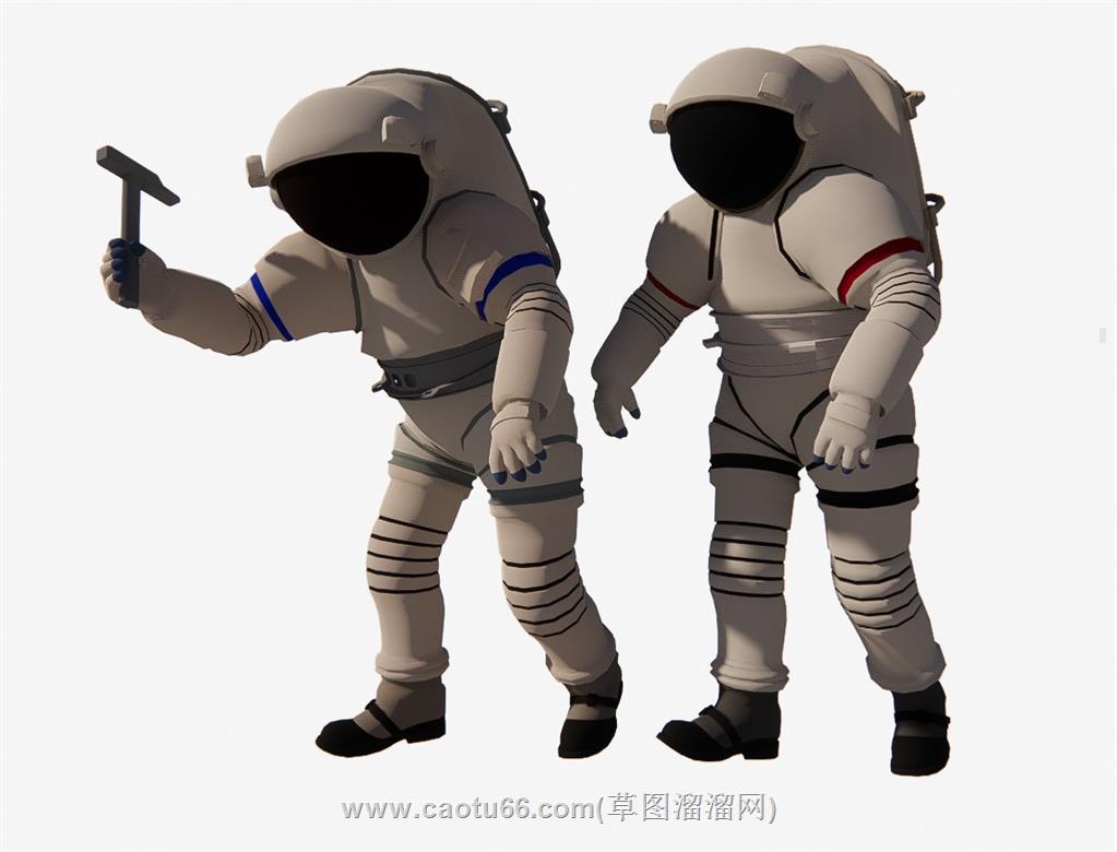 太空人宇航员SU模型