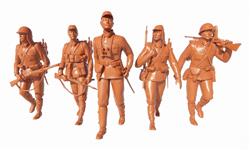 日本鬼子敌人士兵SU模型