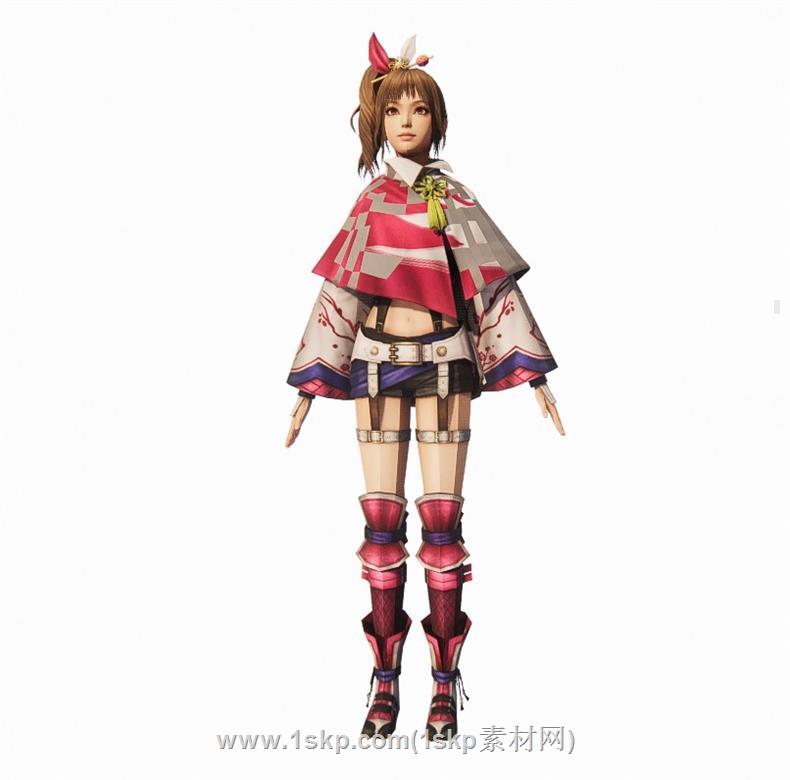卡通日本女孩SU模型