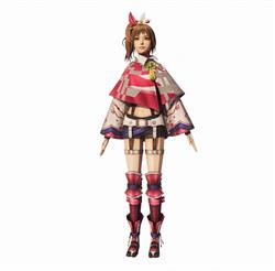 卡通日本女孩SU模型