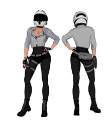 美女人物手办SU模型