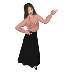 女人美女SU模型