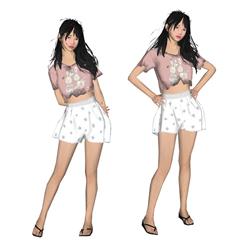 女人美女SU模型