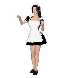 美女人物SU模型
