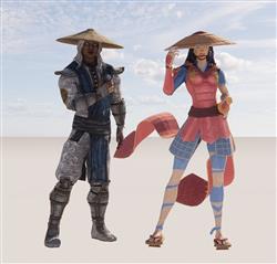 动漫日本武士SU模型