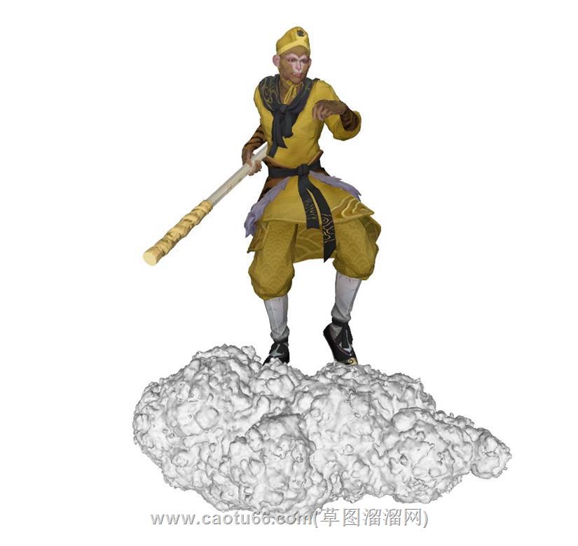 西游记孙悟空人物SU模型