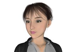 商务美女人物SU模型