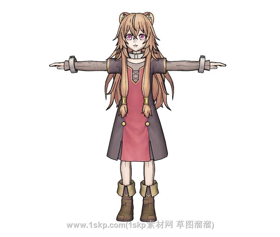 动漫女孩SU模型