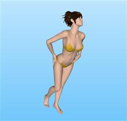 比基尼美女SU模型