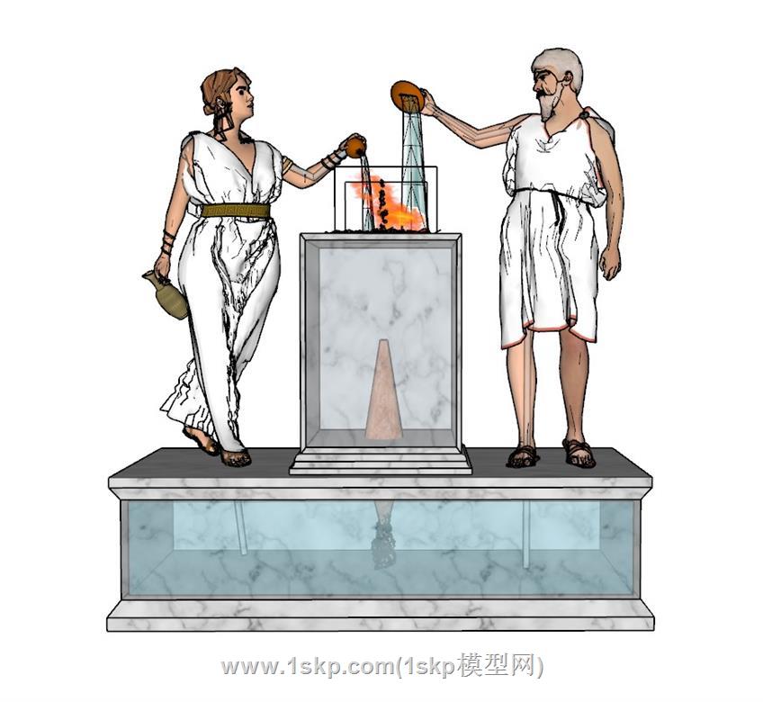 故事人物SU模型