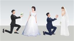 2D婚礼婚庆SU模型