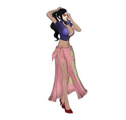动漫美女人物SU模型