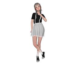 女孩美女SU模型