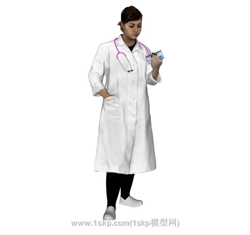 医生人物SU模型