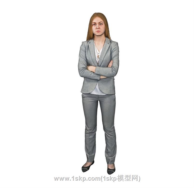 女领导人物女人SU模型