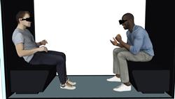 VR眼镜人物SU模型