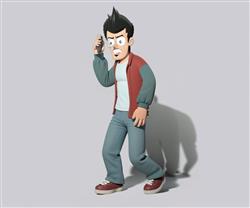 卡通男人SU模型